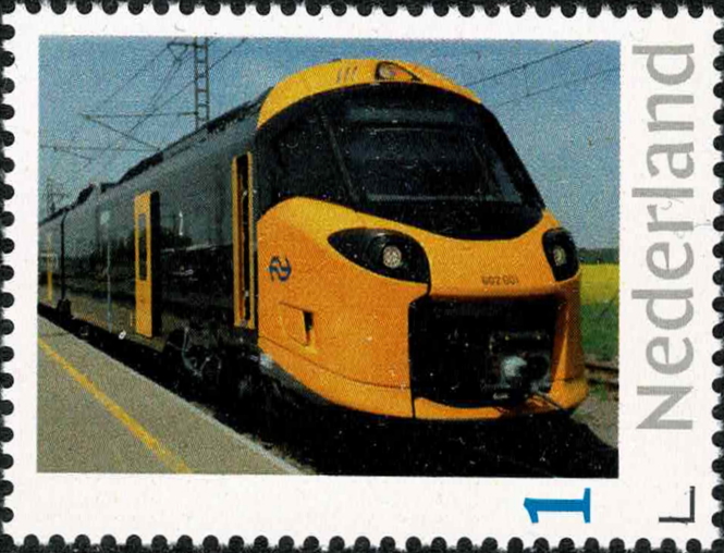 year=2020, Dutch personalized stamp with NS ICGN 602001, the new 2020 IC